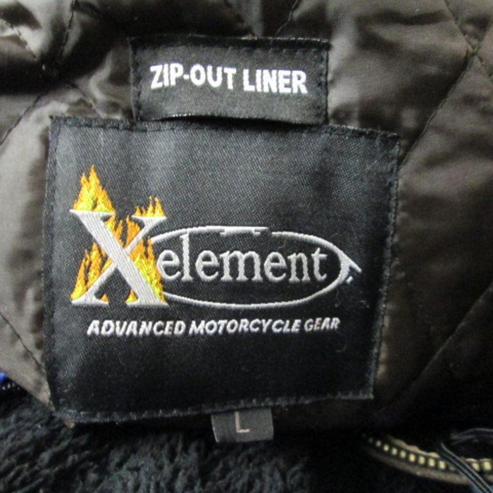 Xelement Retro Live to Ride motorcyle jacket LARGE - Picture 4 of 6